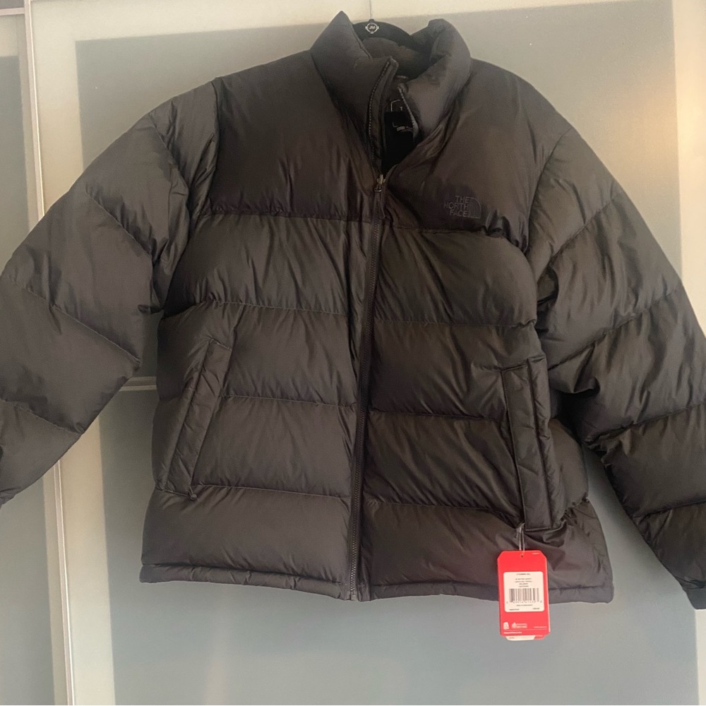 NEW The North Face Nuptse Puffer XXL Jacket Relaxed Fit Black Asphalt Goose Down